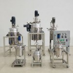 high-pressure jacketed laboratory reactors 0.1–50 L with stainless-steel stirred autoclaves and control cabinet
